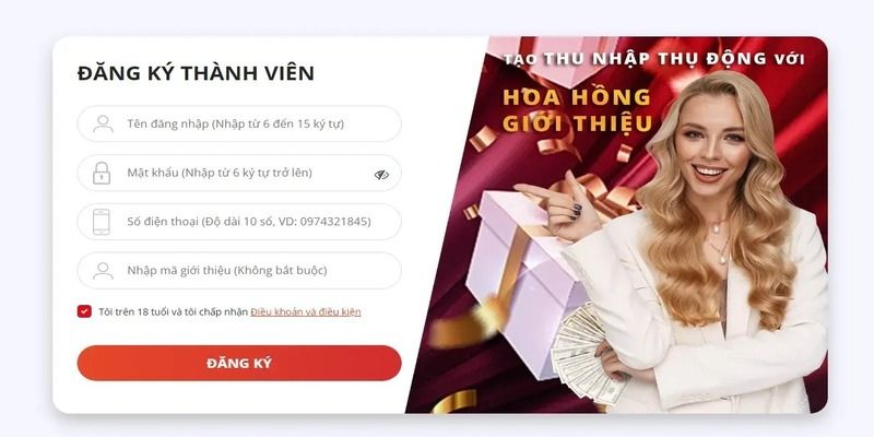 Đăng Ký 1 Đang ký V9BET
